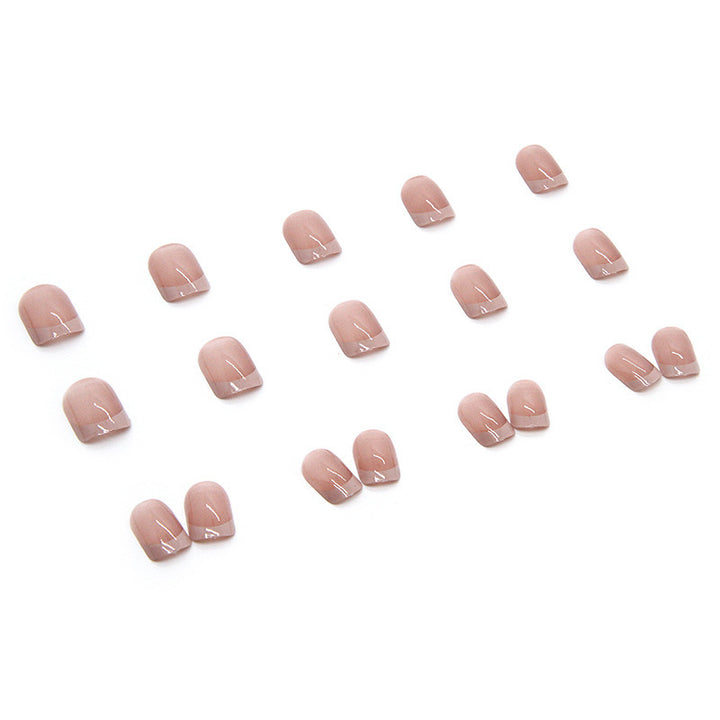 Classic French Tip Press-On Nail Set Kalsten