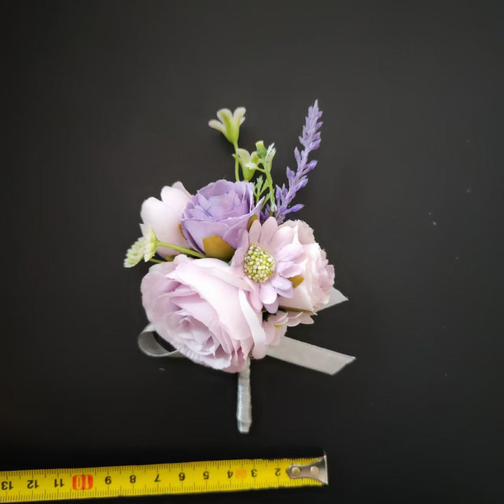 Elegant Floral Lapel Corsage