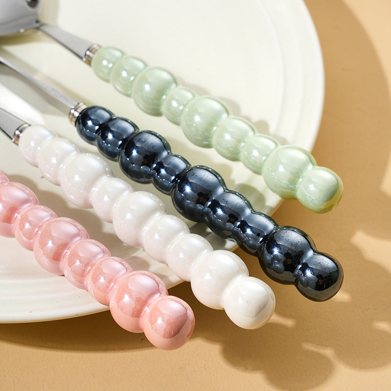 Elegant finger food fork with non-slip handle Kalsten