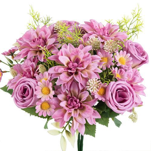 Elegant Artificial Floral Bouquet Arrangement