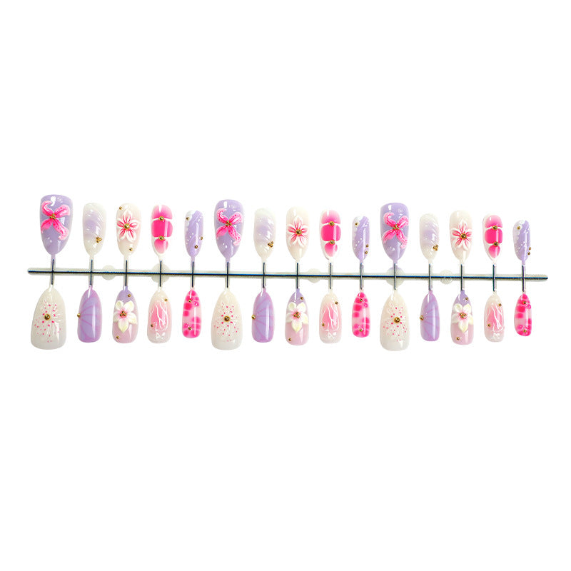 Artistic Floral Press-On Nail Collection kalsten
