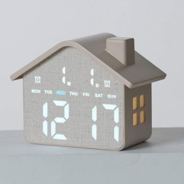 Digital Alarm Clock in Creative House Design Kalsten