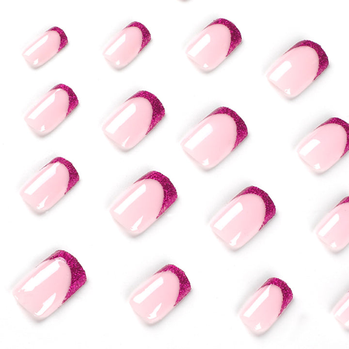 Glamorous nail art with glitter decoration Kalsten