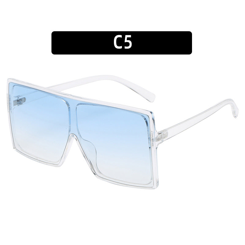 Bold Geometric Square Frame Sunglasses  1787664188