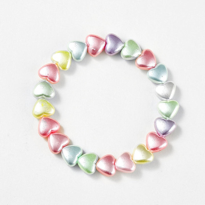 Friendship bracelet with Colorful Heart Charms Kalsten