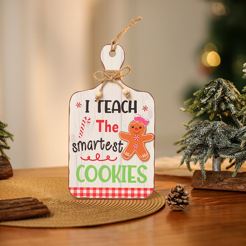 Decorative Christmas poster with Christmas cookies motif Kalsten