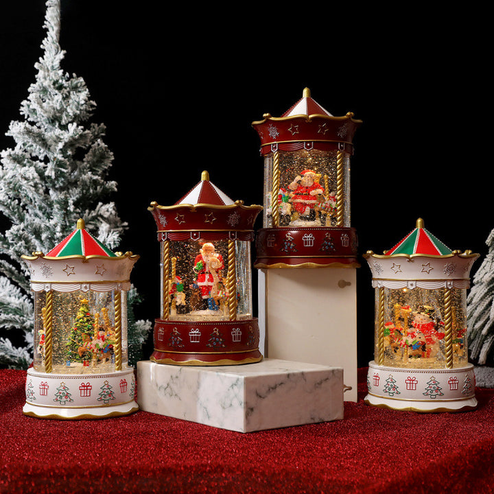 Nostalgic Christmas lantern with moving scenes Kalsten