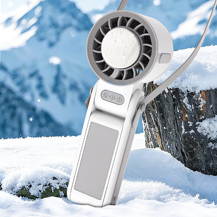 Unisex Portable Hand Fan with USB Charging Function and Flexible Design Kalsten
