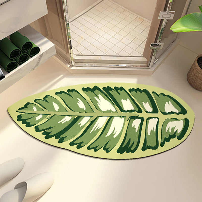 Leaf-Shaped Bath Mat Kalsten