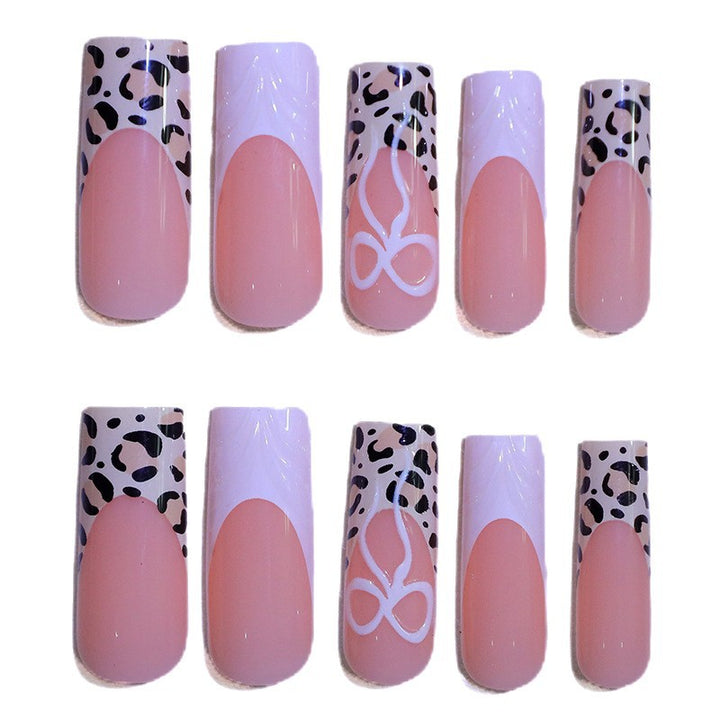 Elegant 3D Leopard Print Nail Art Enhancements Kalsten