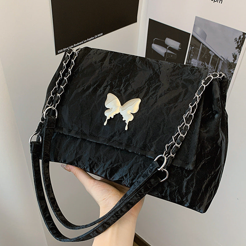 Chic Butterfly Accent Slouchy Handbag Kalsten