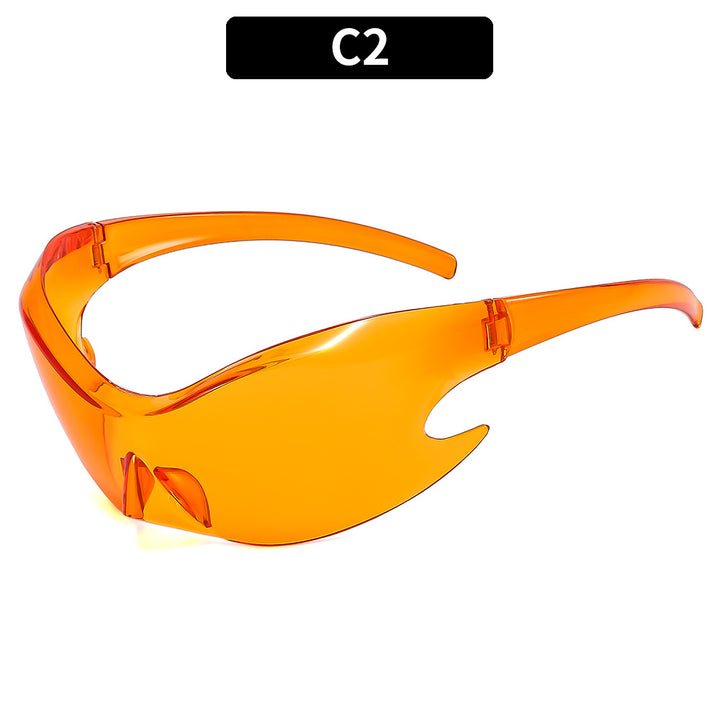 Futuristic High-Performance Wrap Sunglasses