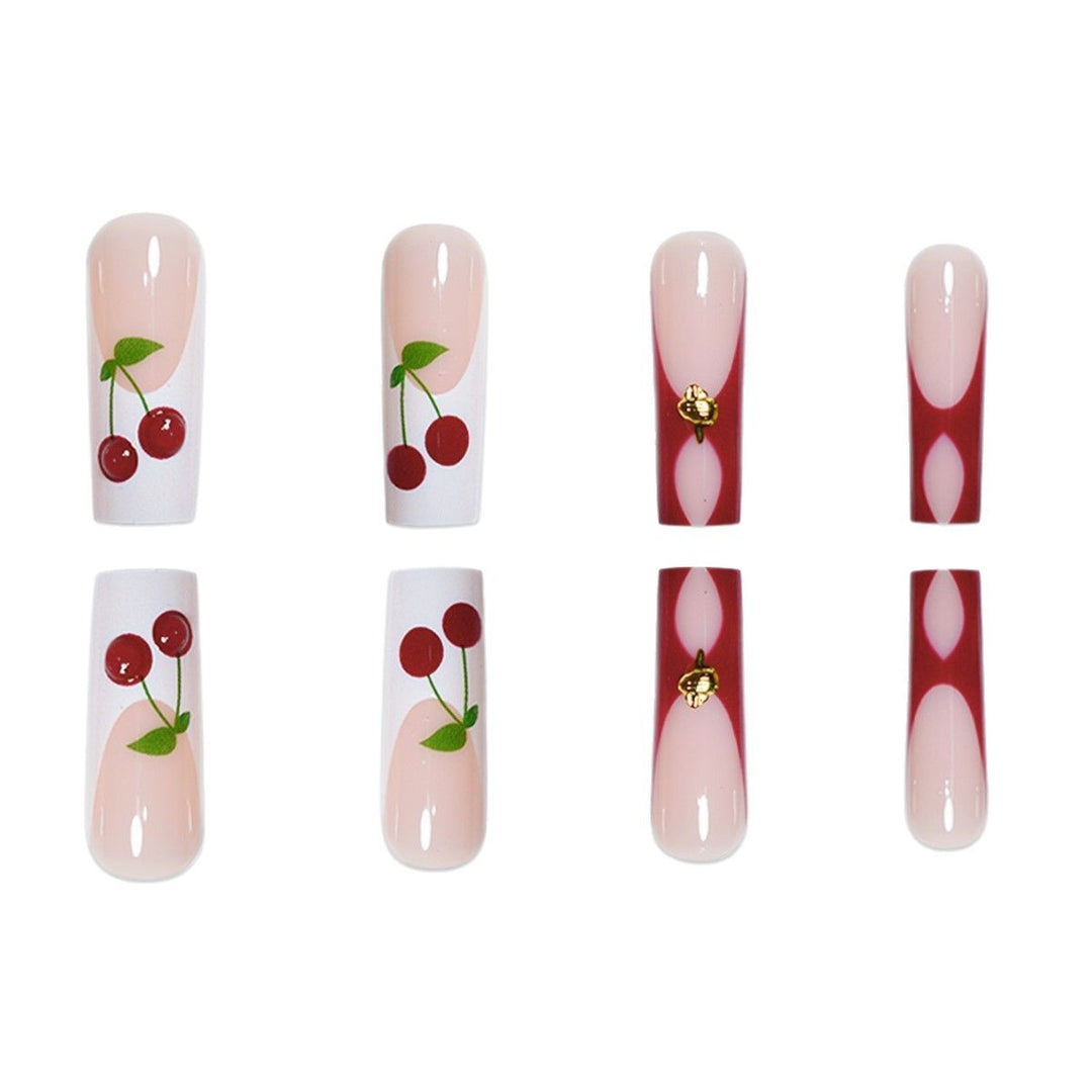 Artistic Long Nail Art Extensions Kalsten