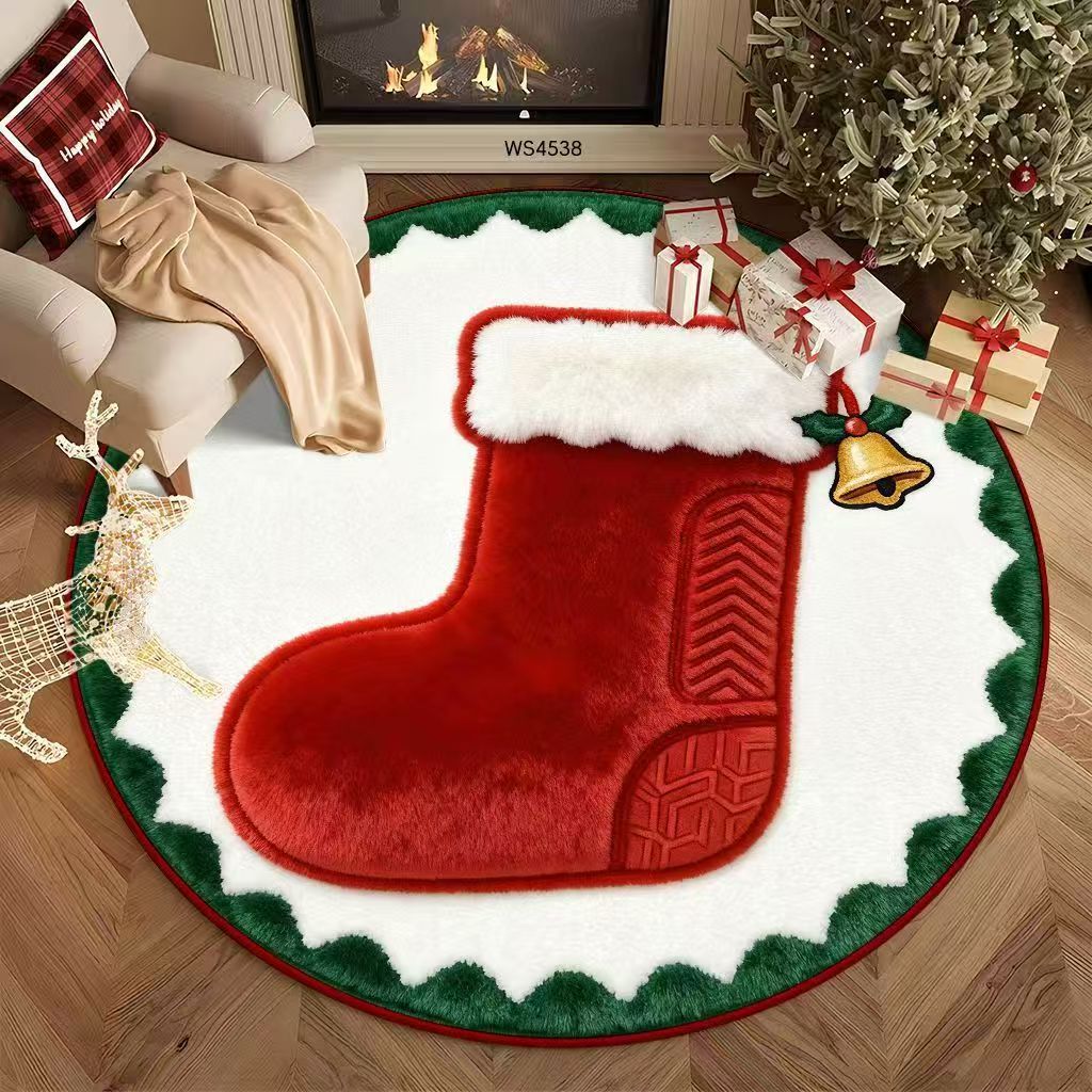 Festive Christmas-Themed Area Rug Kalsten