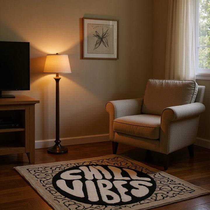 Round Plush Area Rug