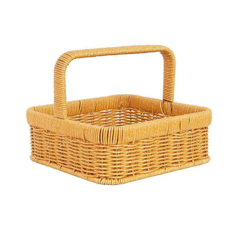 Handcrafted Natural Fiber Storage Basket Kalsten