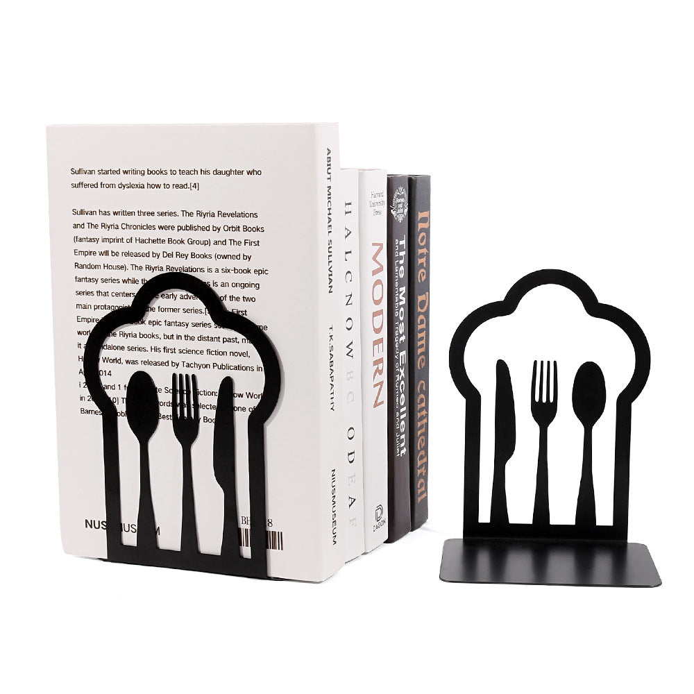 Culinary-Themed Decorative Bookends  1789526258