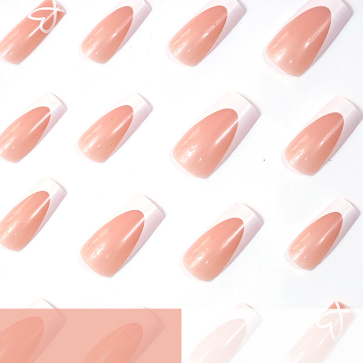 Fashionable French Tip Nail Extensions Kalsten