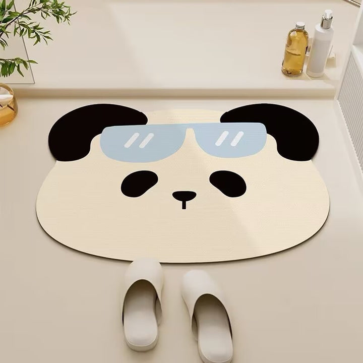 Bear-Shaped Soft Bath Mat