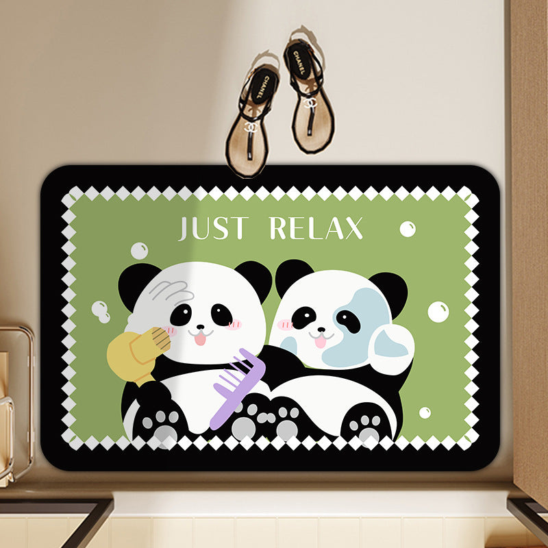 Playful Animal-Themed Bath Mat