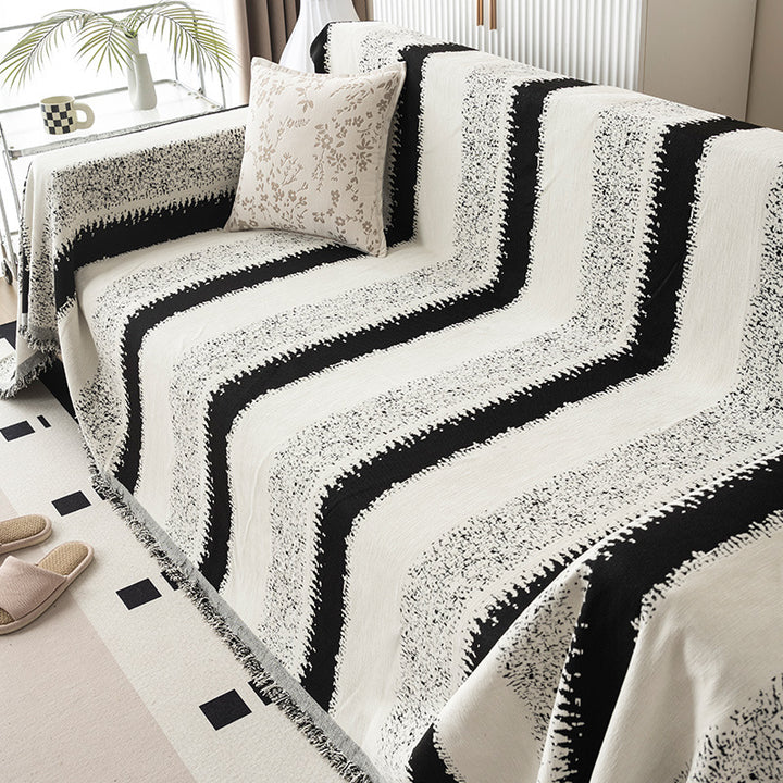 Textured Woven Throw Blanket