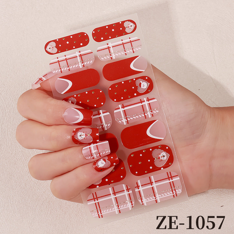 Floral Design Nail Art Wraps