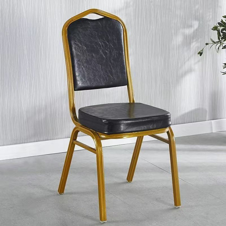 Elegant Upholstered Dining Chair with Gold Frame Kalsten