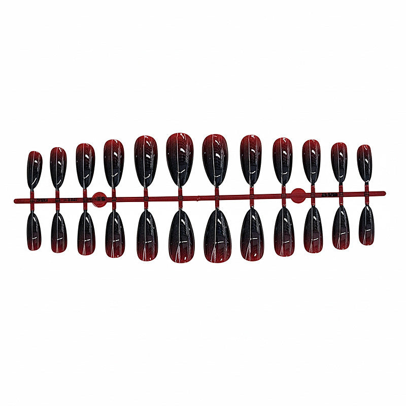 Ombre Glossy Stiletto Press-On Nails Kalsten