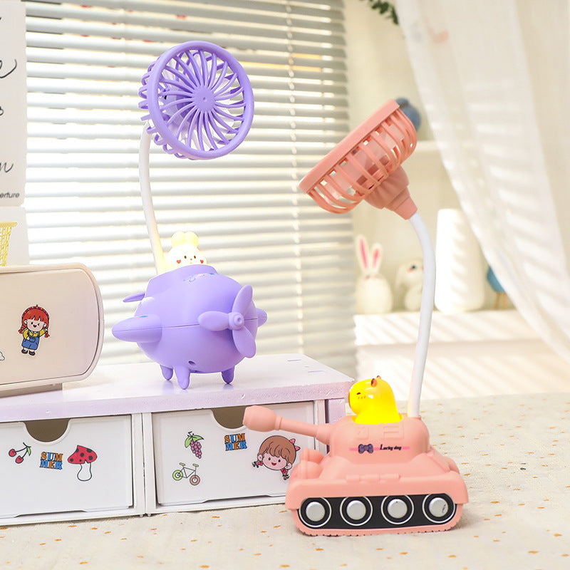 Women USB Nebulizer Cooler Fan in Creative Tank Design Kalsten