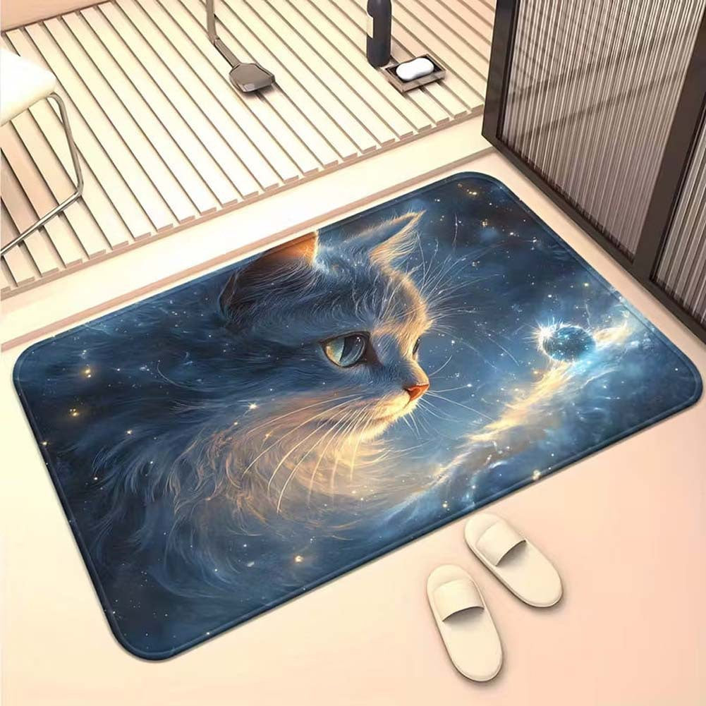 Decorative Cat Welcome Mat Kalsten