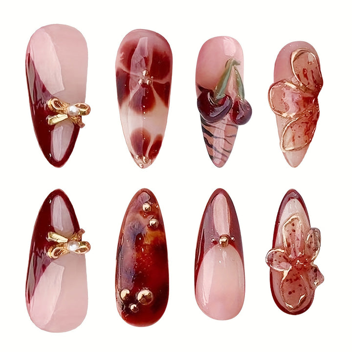 Creative Artistic Press-On Nail Design Kalsten
