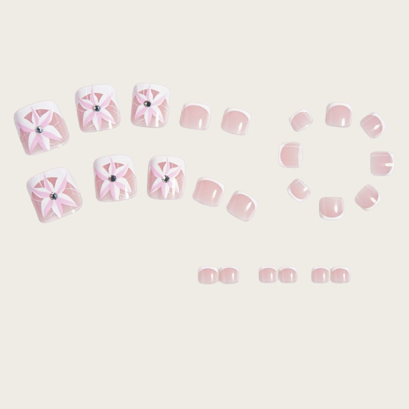 Artificial toenails with floral designs Kalsten