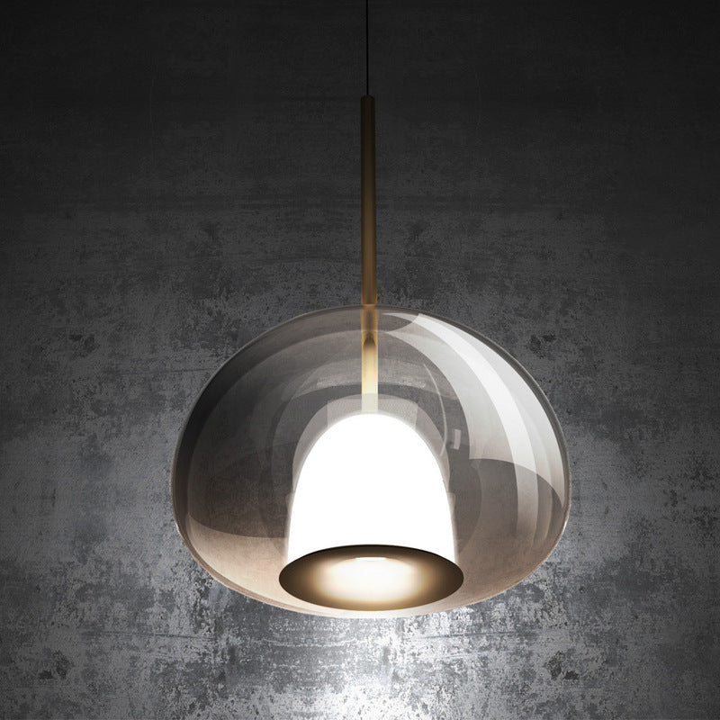 Modern Clear Globe Pendant Light Fixture