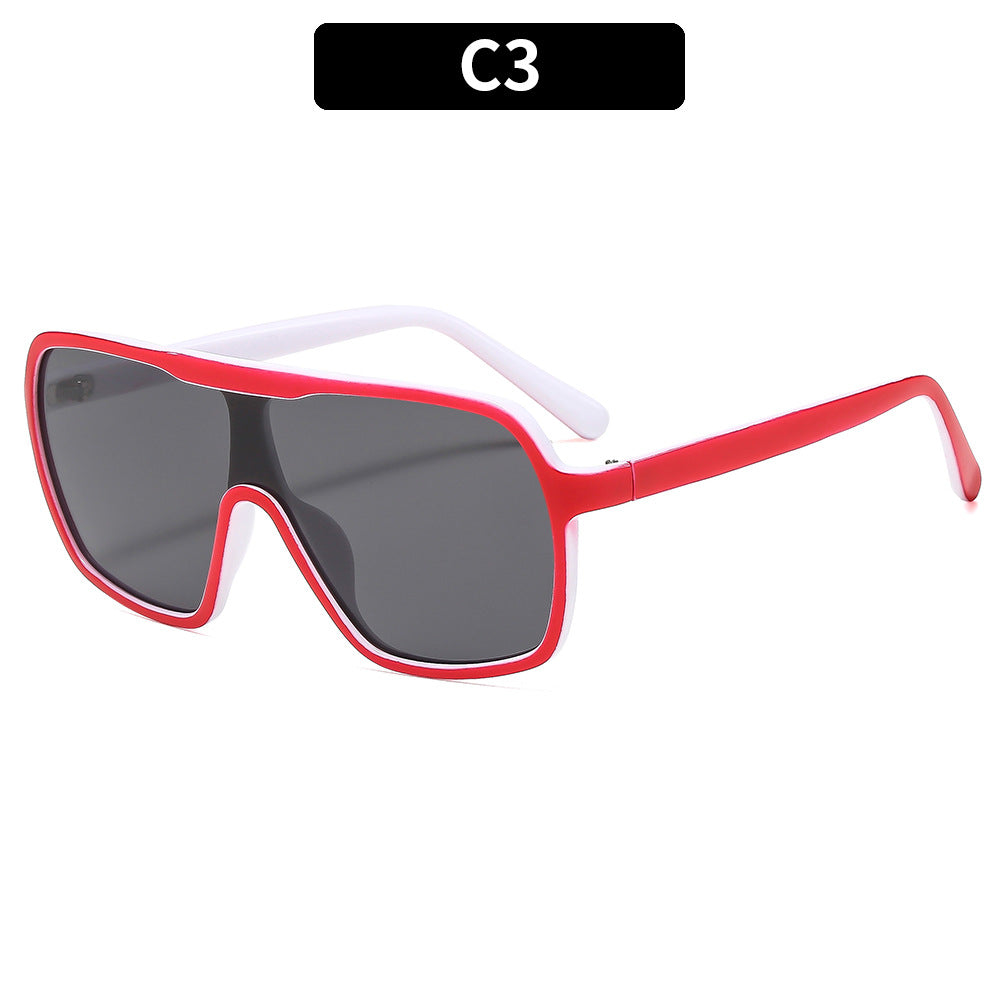 Fashion-Forward Oversized Geometric Sunglasses