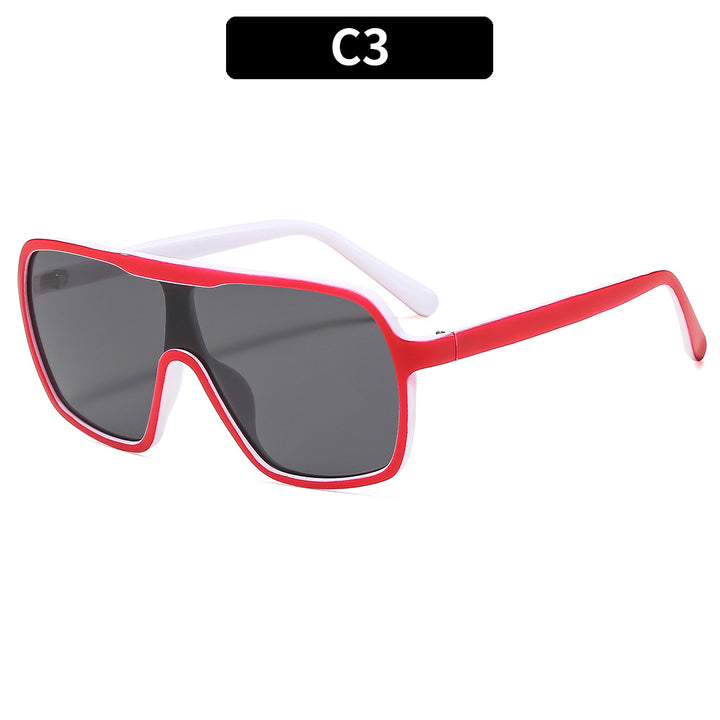 Fashion-Forward Oversized Geometric Sunglasses