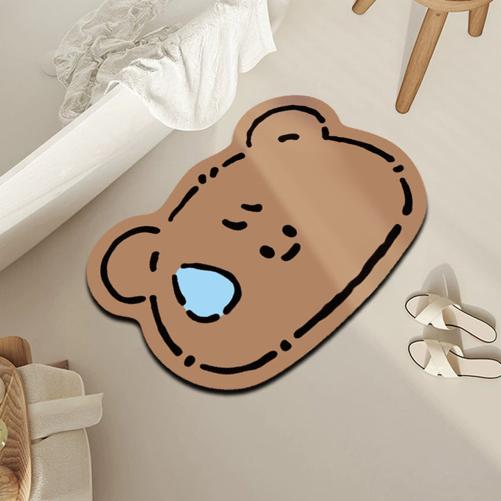 Creative Cartoon Tiger Bath Mat