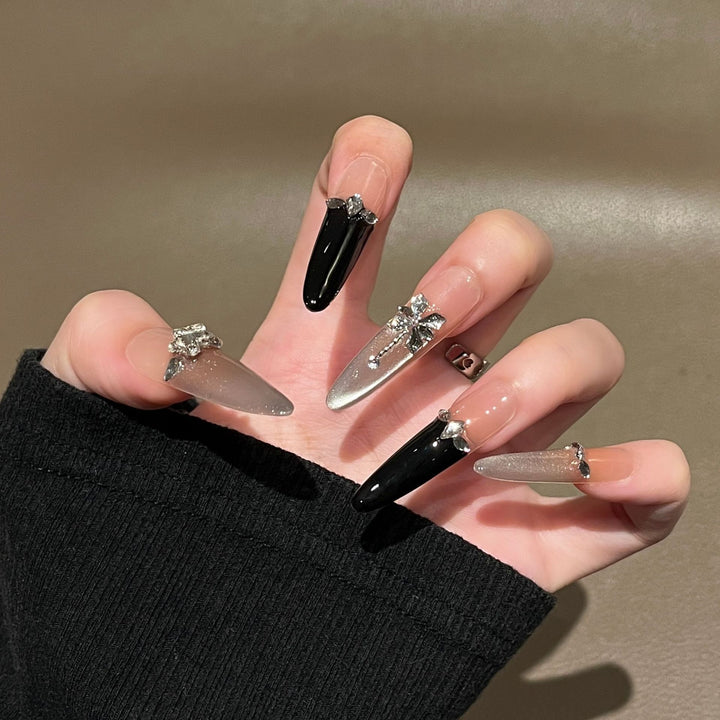 Premium Long Stiletto Press-On Nail Extensions Kalsten
