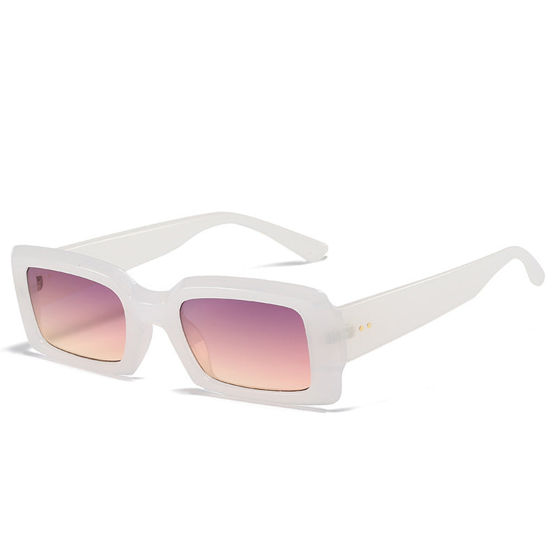 Oversized Geometric Sunglasses with Gradient Lenses Kalsten