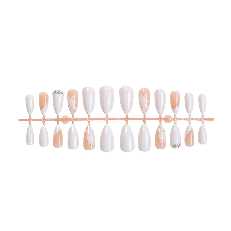Premium Floral Designed Press-On Nail Set Kalsten