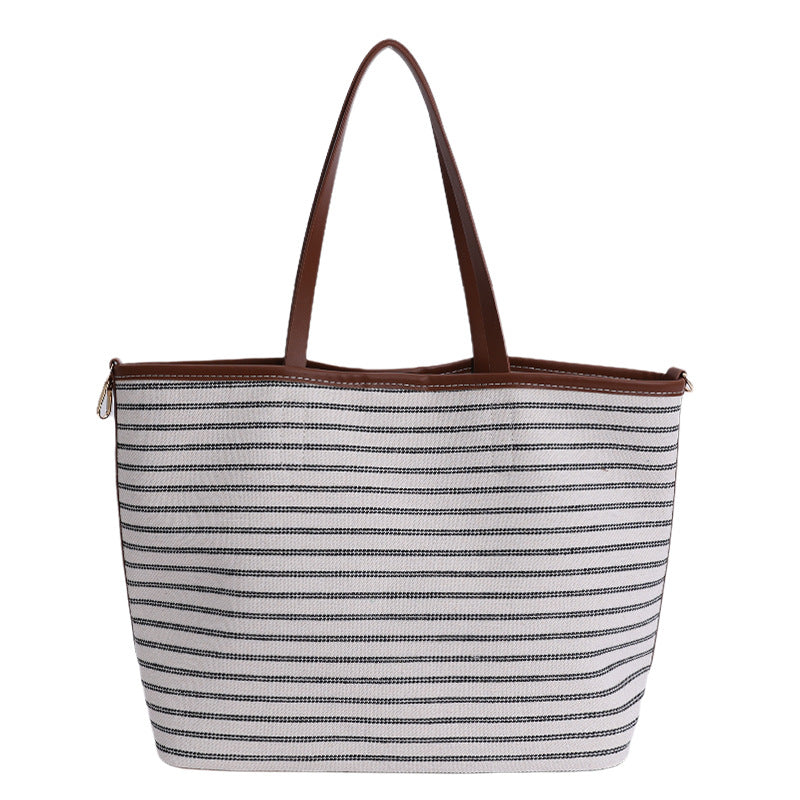Reusable Striped Beach Tote Kalsten