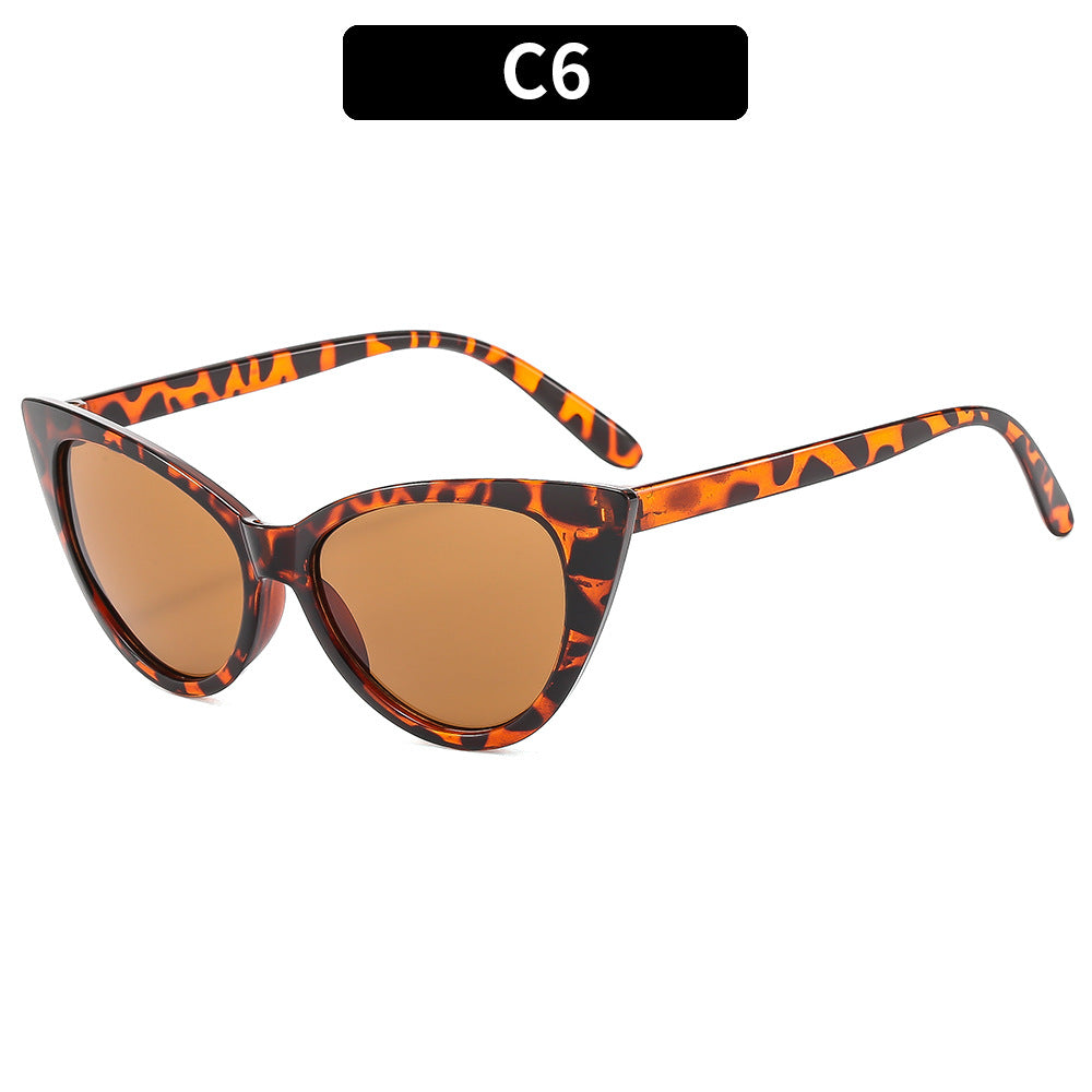 Cat-Eye Sunglasses with Tortoiseshell Frame