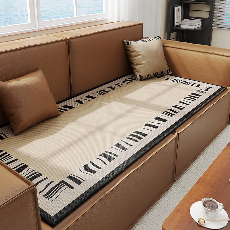 Stylish Textured Sofa Protector Mat Kalsten