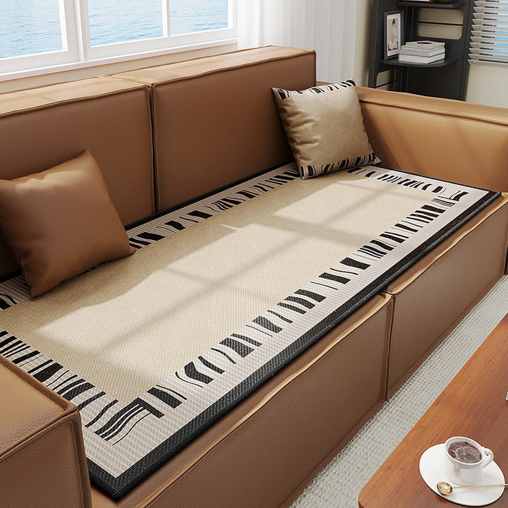Stylish Textured Sofa Protector Mat Kalsten