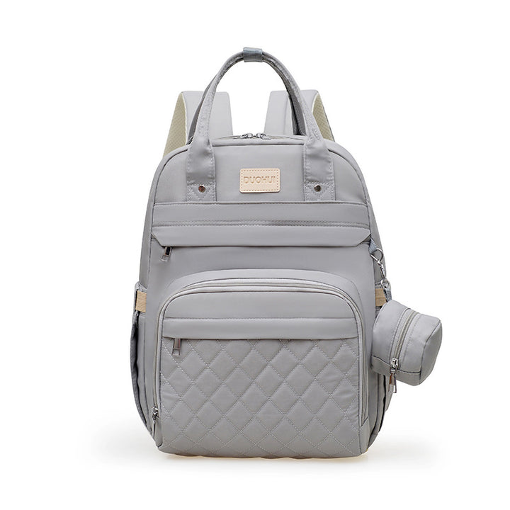 Quilted Multi-Compartment Backpack Kalsten