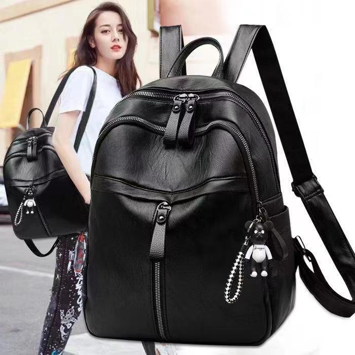 Stylish Leather Backpack Kalsten