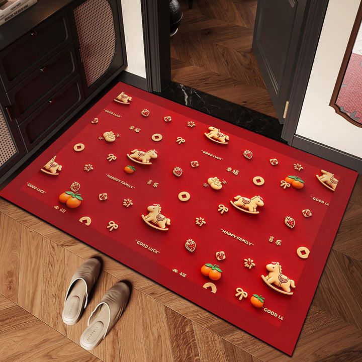 Festive Decorative Entryway Mat