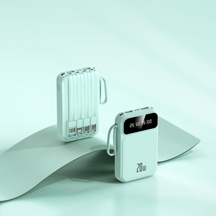 Portable power bank with integrated fast charging function and LCD display Kalsten
