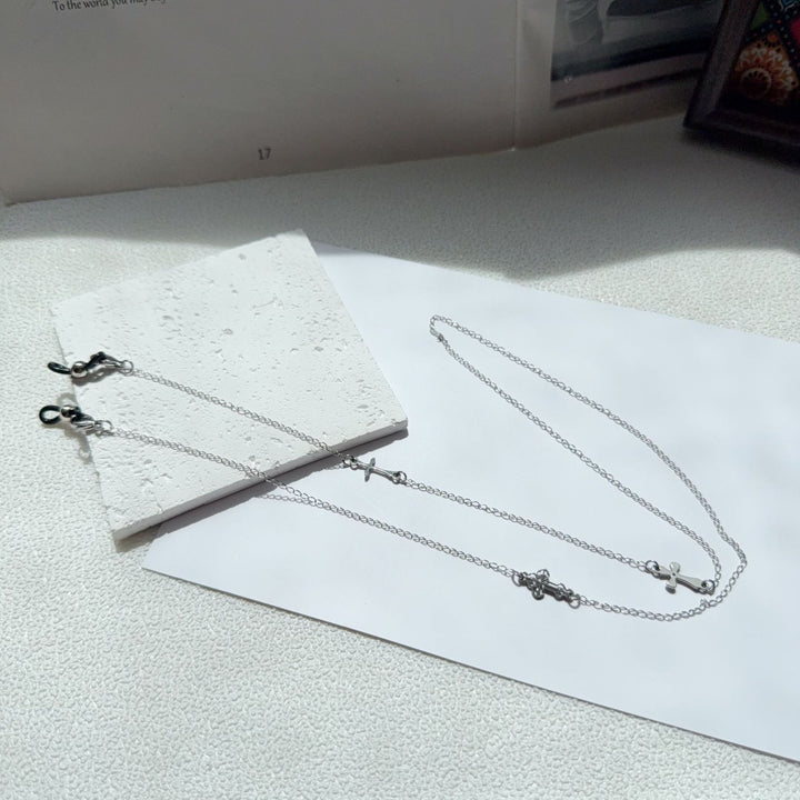 Minimalist Silver Chain Necklace Kalsten
