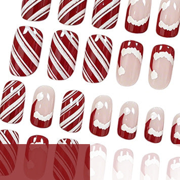 Festive Holiday Themed Acrylic Nail Art Enhancements Kalsten
