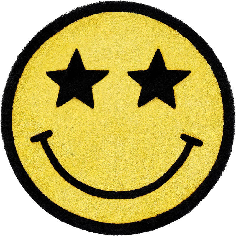 Smile Face Decorative Bath Mat
